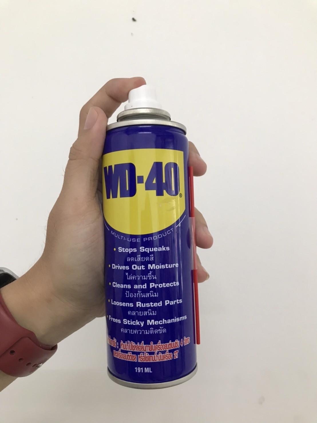 WD-40 น้ำมันอเนกประสงค์ ขนาด 191 มล 400 มล WD 40 น้ำมัน ใช้หล่อลื่นคลายติดขัดไล่ป้องกันสนิม
