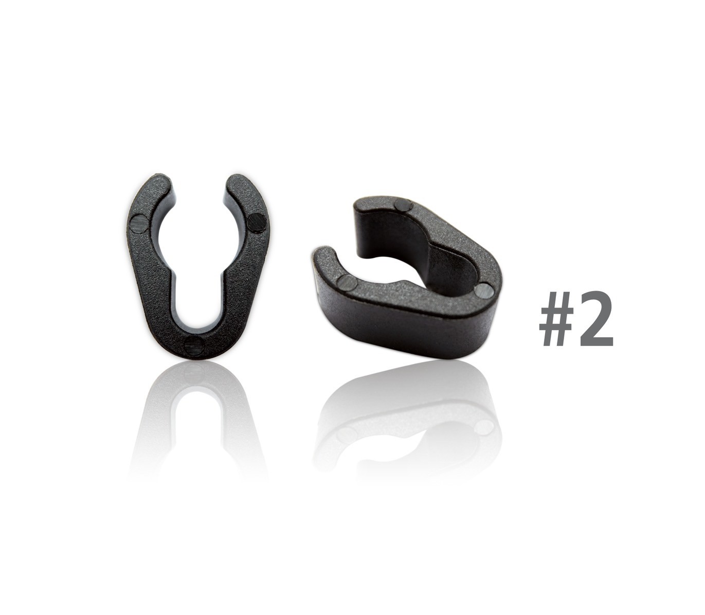 COMPACT อุปกรณ์ขาตั้งไมค์โครโฟน คลิปจับสายไมค์ ยาว 16 มม. (พลาสติกไนลอน 6)